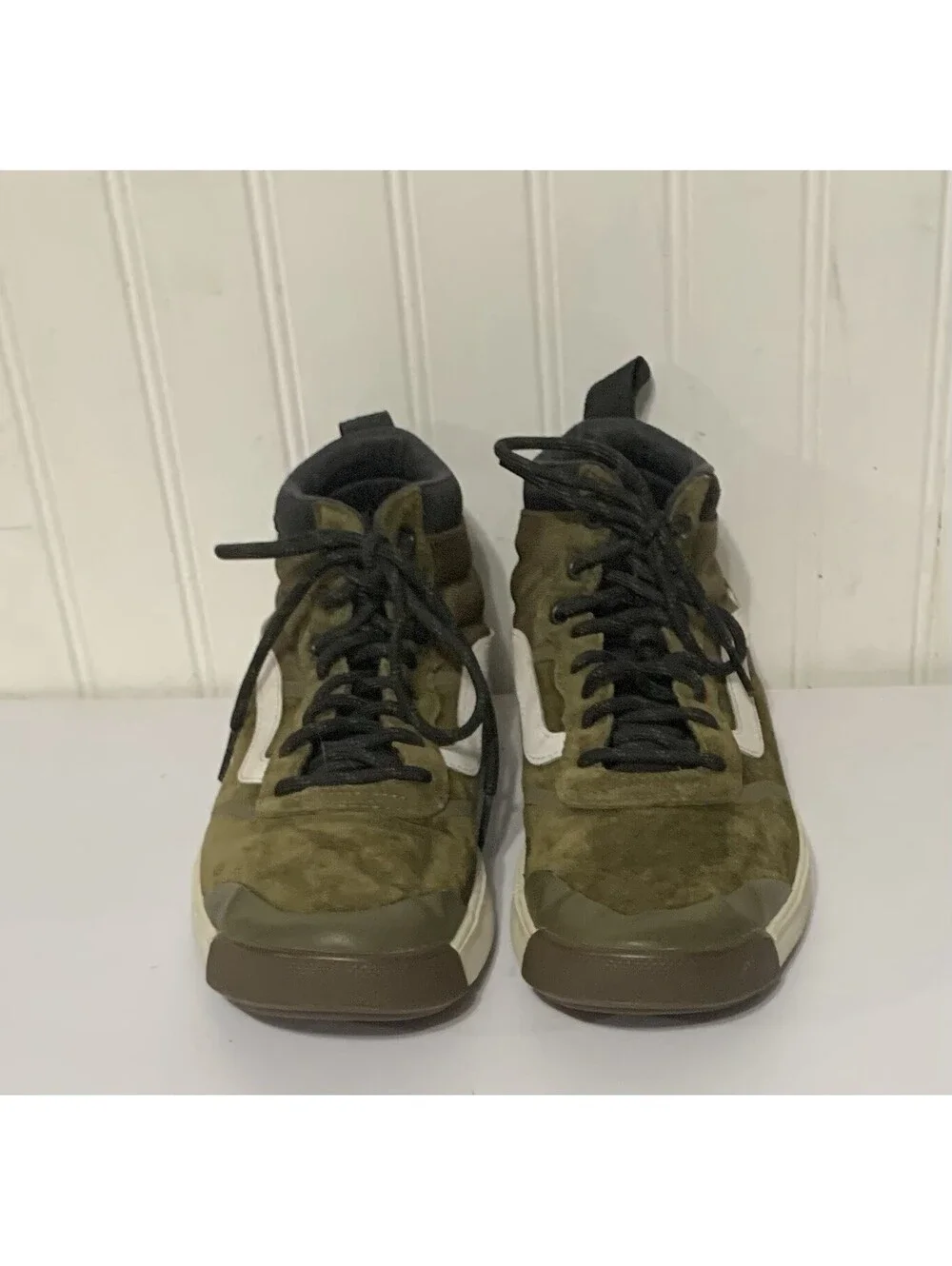 Vans UltraRange UltraCush Mens High Tops Olive Green Size 8.5 US T30